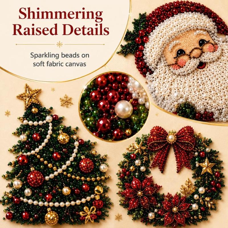 Embroidery Xmas Kits - 1 Stück 5D DIY Wanddekoration Weihnachtsmann