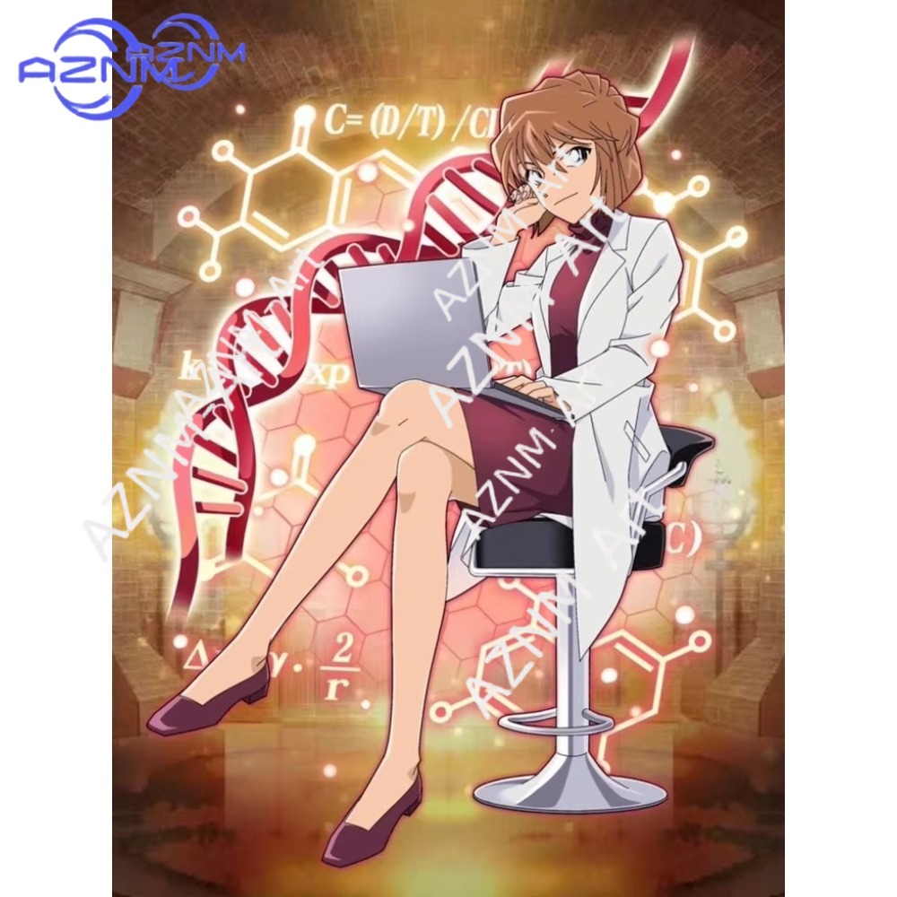 Embroidery Canvas - 1 Stück Detektiv Conan Diamantmalerei Anime