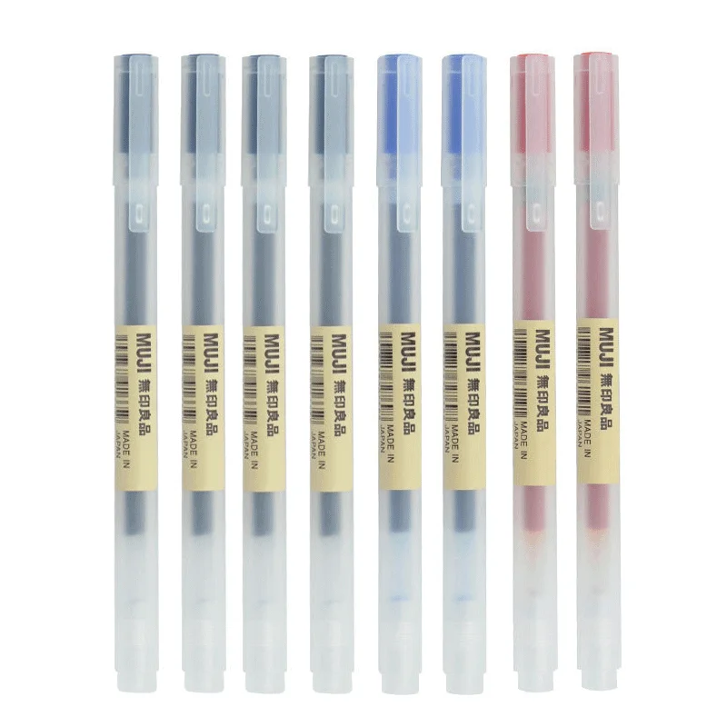Muji Stationery Gel Pen - 6/8 Teile/satz Kawaii MUJIs Gel Stift