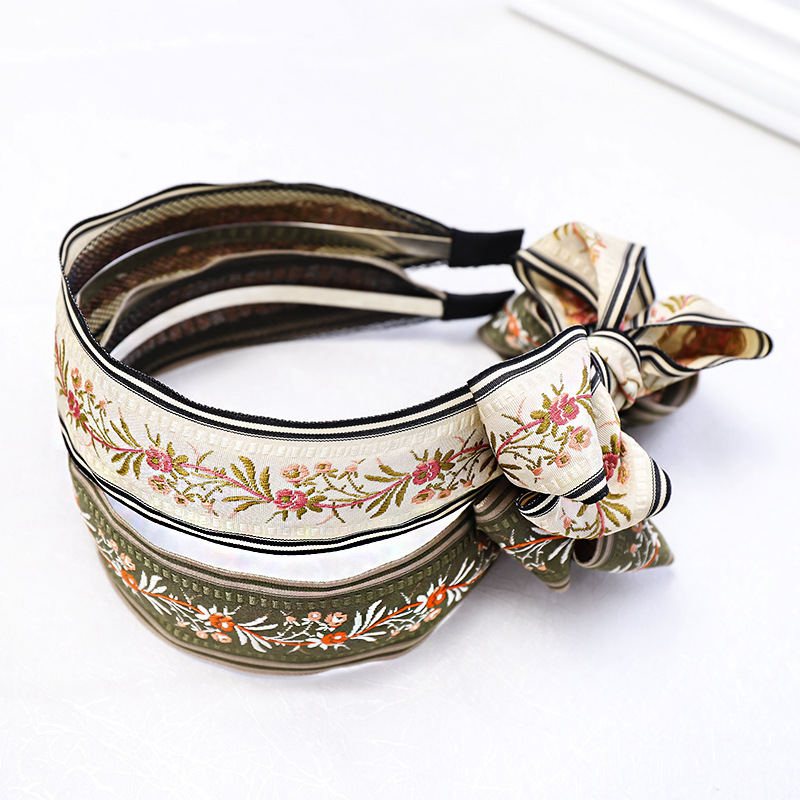 Embroidery Knot - Exquisite Retro Ethno Gedruckt Stickerei Stirnband