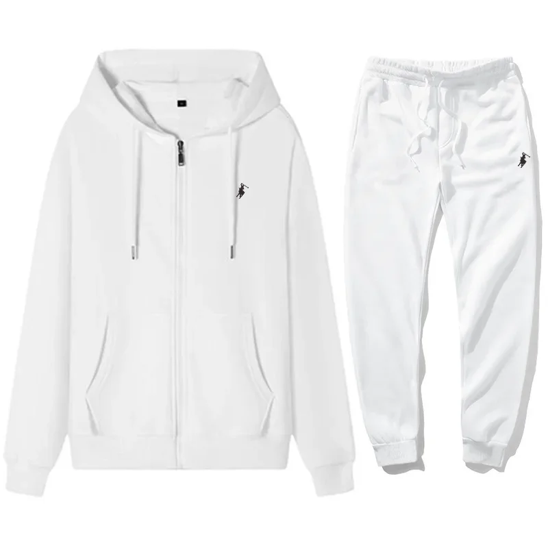 Embroidery Style - 2026 Herren Klassisches Hoodie-Sportanzug-Set Herbst Winter