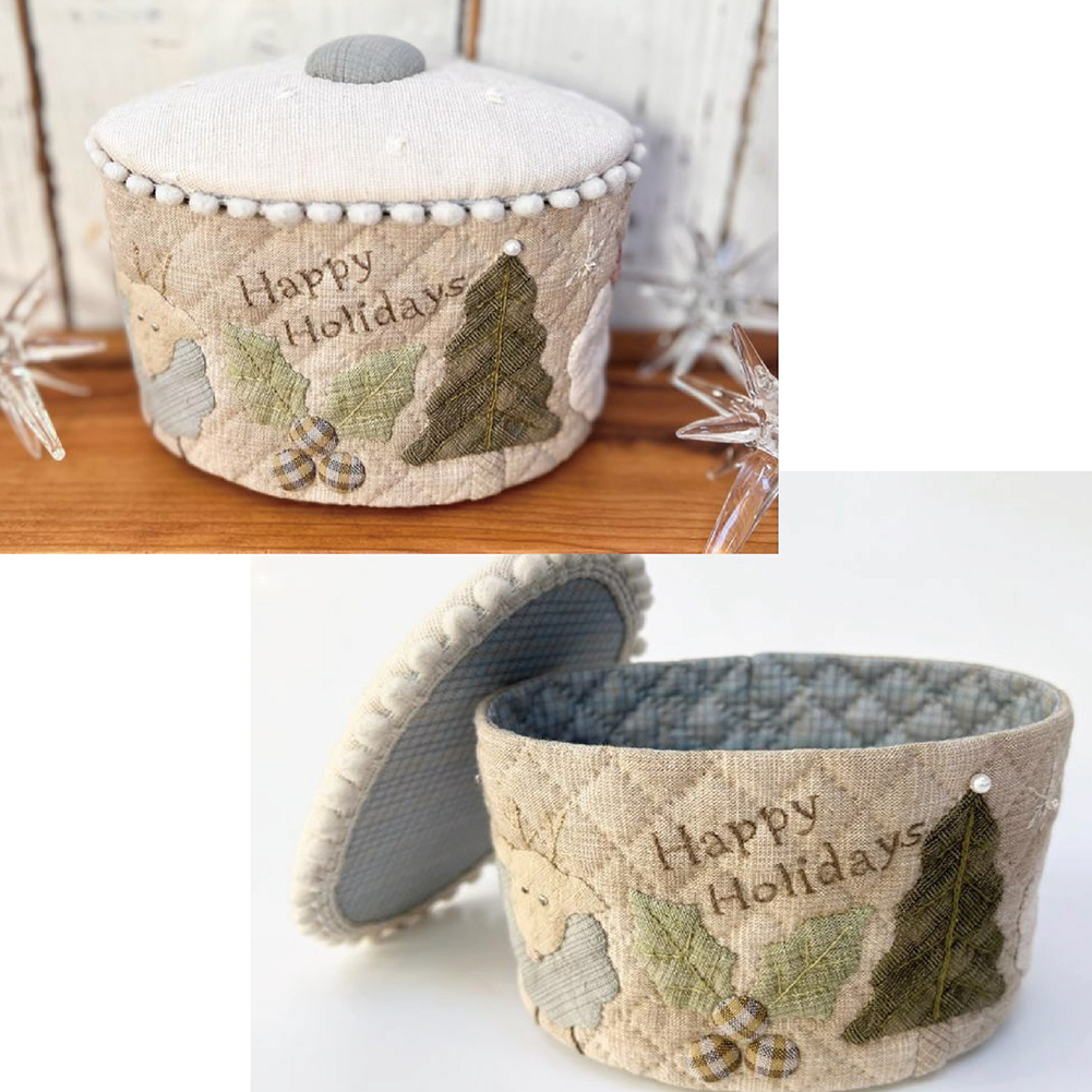 Embroidery Xmas Kits - Quilten Vorlage Schablonen Für Weihnachten Korb