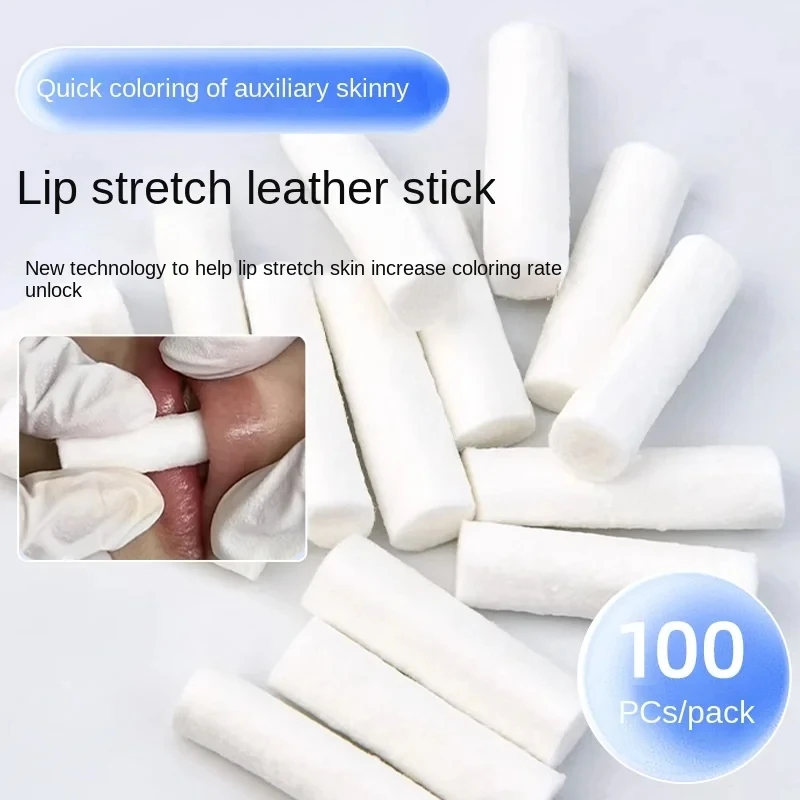 Embroidery Lips - 100PCS Einweg Lip Tattoo Haut Stretching