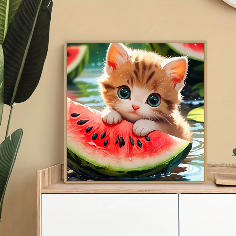 Katzen-5D-Diamantgemälde-Set – – Embroidery Cat Bewertung und Preis