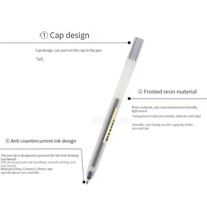 6/8 Stück/Set MUJI Gelstift Sc – Muji Stationery Gel Pen Bewertung und Preis