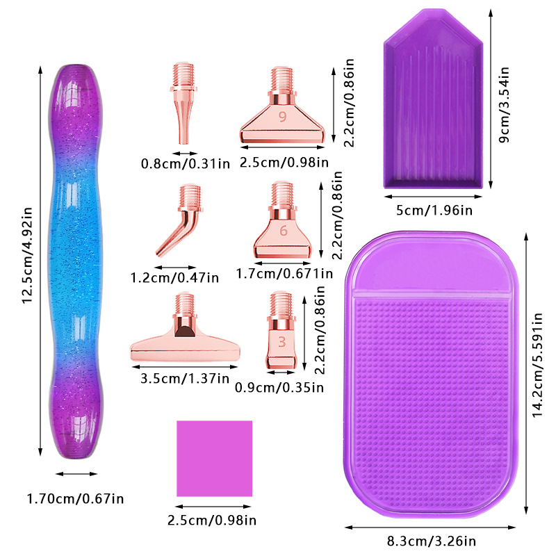 Diamantmalerei Neuer Harz-Dott – Embroidery Tools Bewertung und Preis