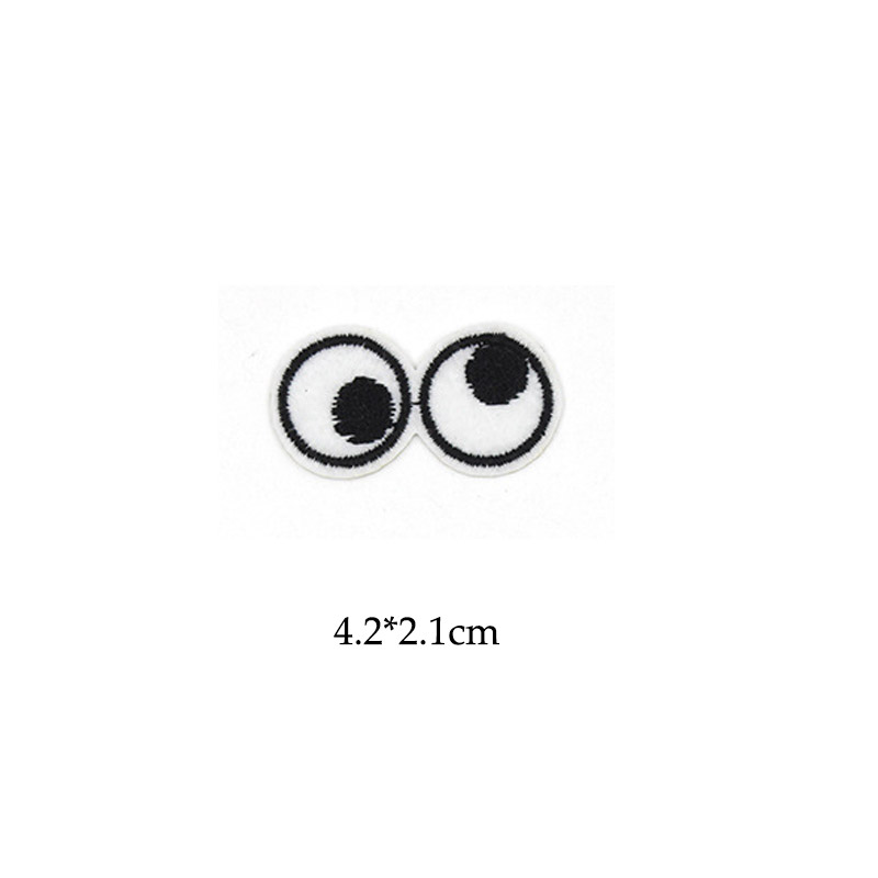 Cartoon 5 Stück Augen Stickere – Embroidery On Black Shirt Bewertung und Preis