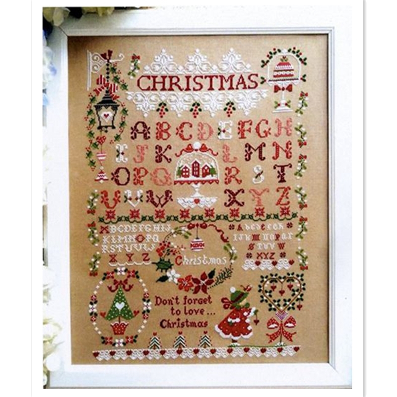 Weihnachten Mädchen Kreuzstich – Embroidery Xmas Kits Bewertung und Preis