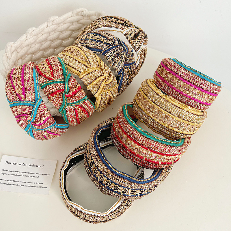 Frauen Mädchen Vintage Böhmisc – Embroidery Knot Bewertung und Preis