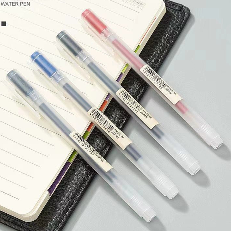 3-6Pcs Kawaii Gel Stift Schwar – Muji Stationery Gel Pen Bewertung und Preis