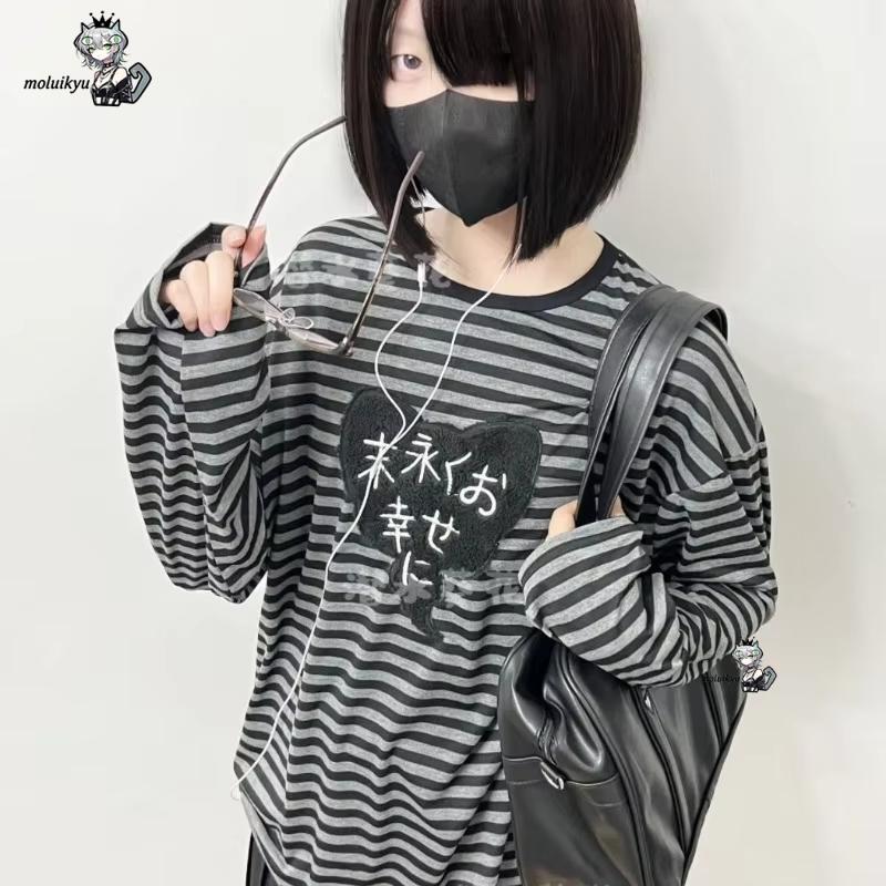 Y2K American Punk Vintage O-Au – Embroidery Style Bewertung und Preis