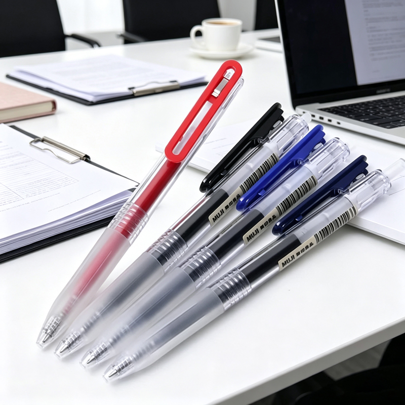0,5-mm-einziehbare MUJI-Gelsti – Muji Stationery Gel Pen Bewertung und Preis
