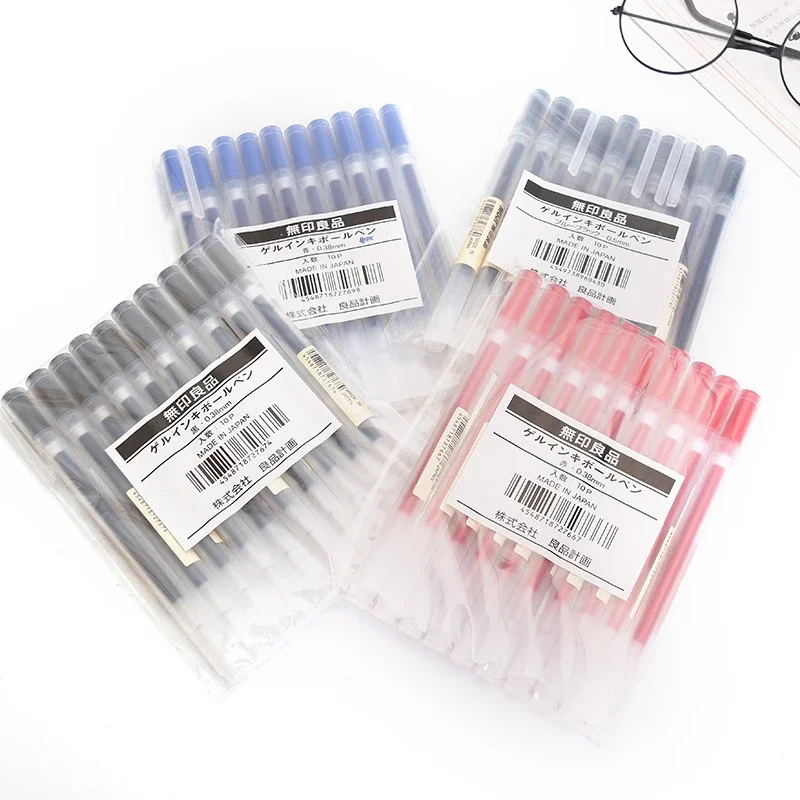 10-30 Teile/satz 0,38/0,5mm Ge – Muji Stationery Gel Pen Bewertung und Preis