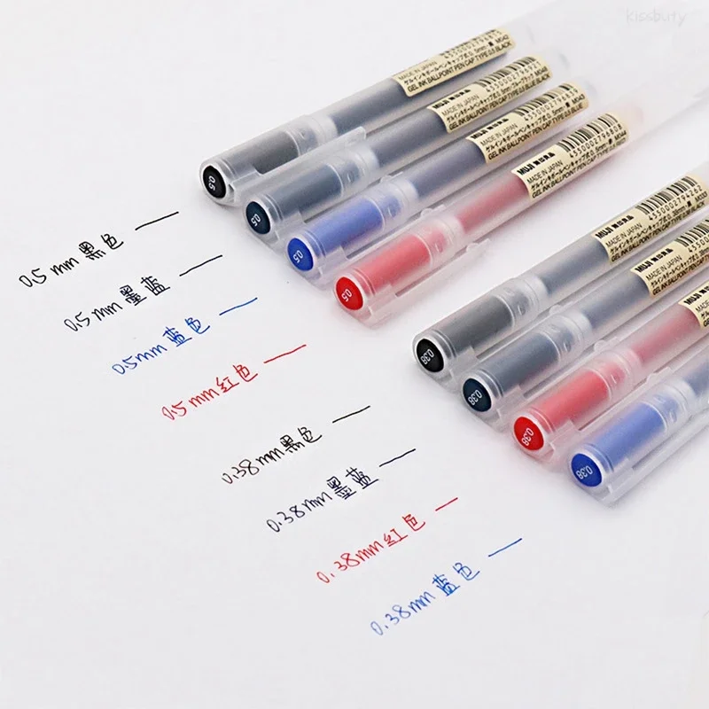 10-30 Teile/satz 0,38/0,5mm Ge – Muji Stationery Gel Pen Bewertung und Preis