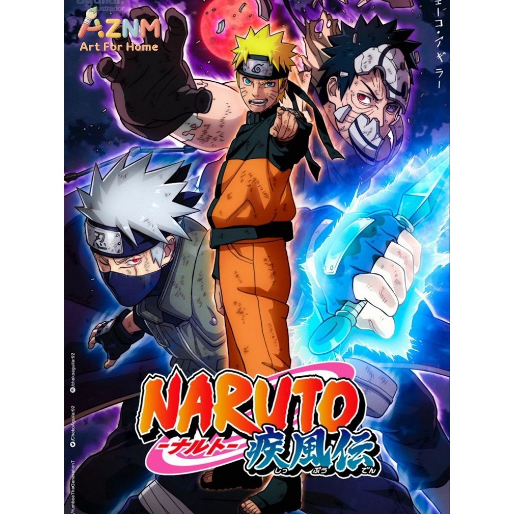 Rahmenloses 1-teiliges Naruto  – Embroidery Canvas Bewertung und Preis
