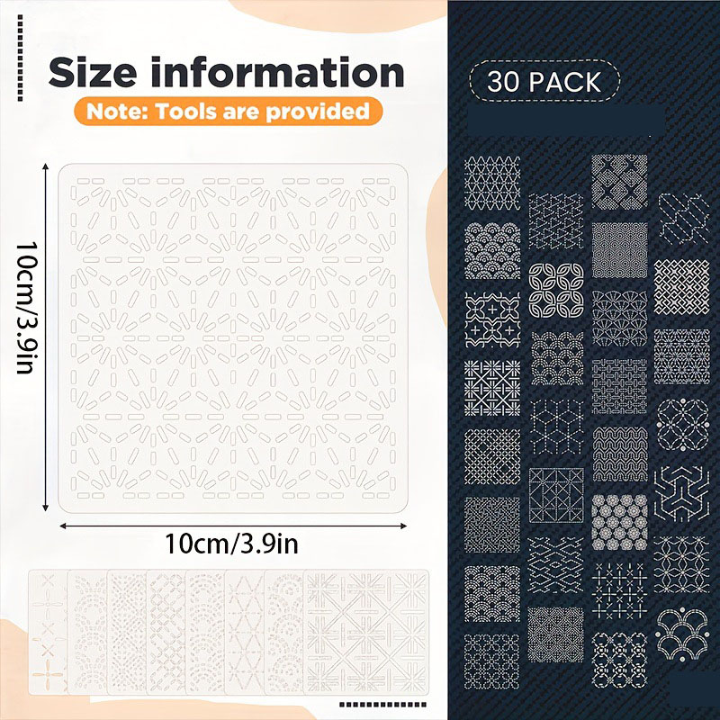 30 Stück Stickvorlagen, DIY-St – Embroidery Ideas Bewertung und Preis