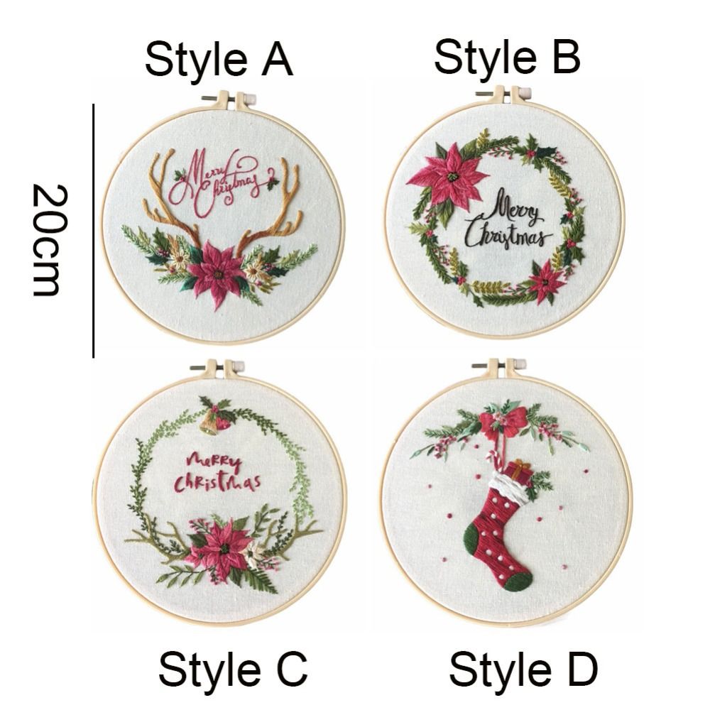 Weihnachtsgeschenke DIY Weihna – Embroidery Xmas Kits Bewertung und Preis