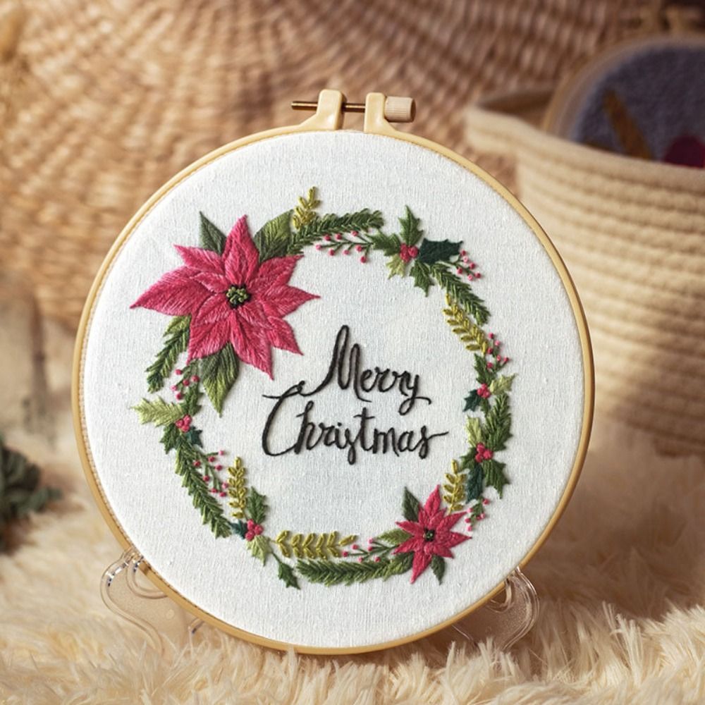 Weihnachtsgeschenke DIY Weihna – Embroidery Xmas Kits Bewertung und Preis