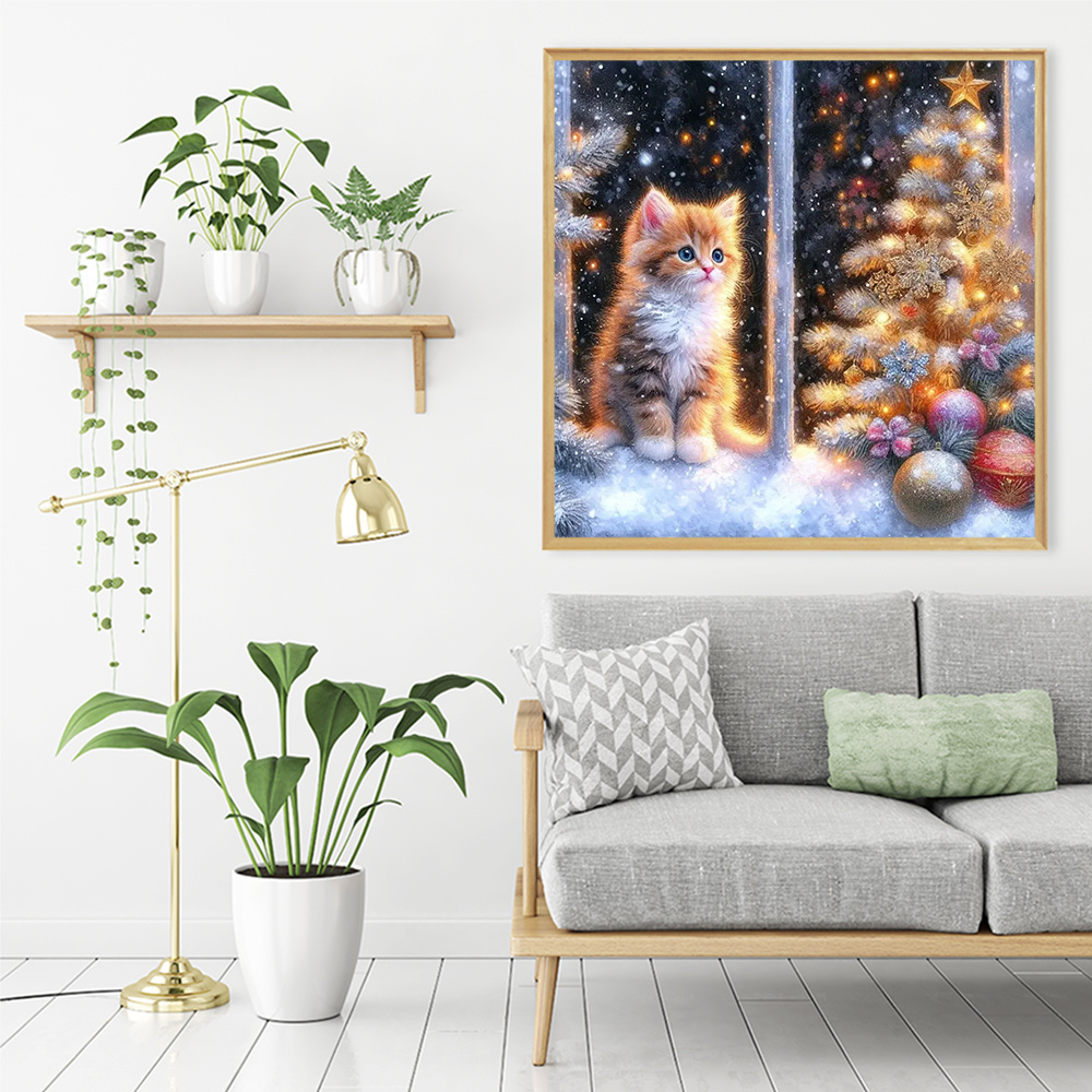 Diamantmalerei, Katze, Tier, k – Embroidery Cat Bewertung und Preis