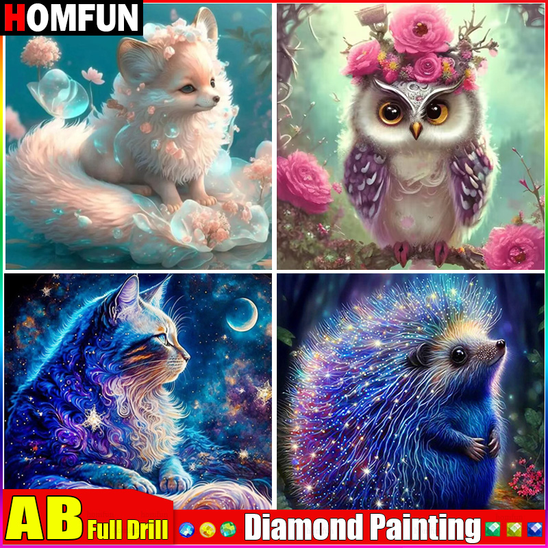 Homfun ab voller Diamant Stick – Embroidery Roll Pattern Bewertung und Preis