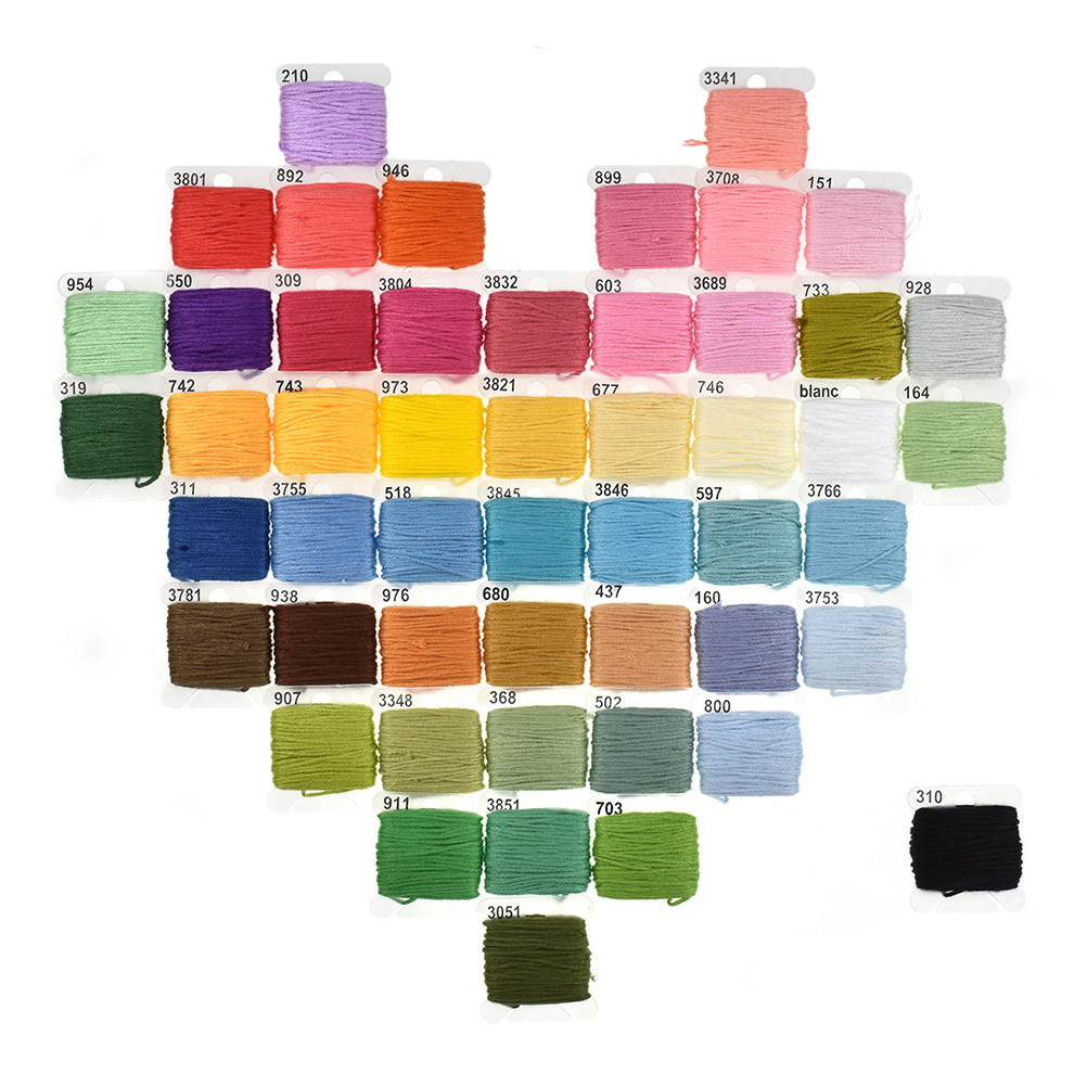 50-teiliges Sortiertes Sticker – Embroidery Tools Bewertung und Preis