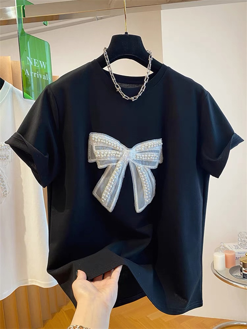   Perlen-Knoten-Kurzarm-T-Shir – Embroidery Knot Bewertung und Preis