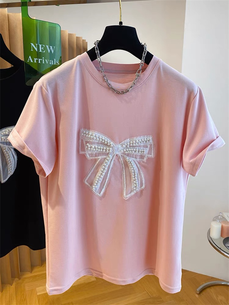   Perlen-Knoten-Kurzarm-T-Shir – Embroidery Knot Bewertung und Preis