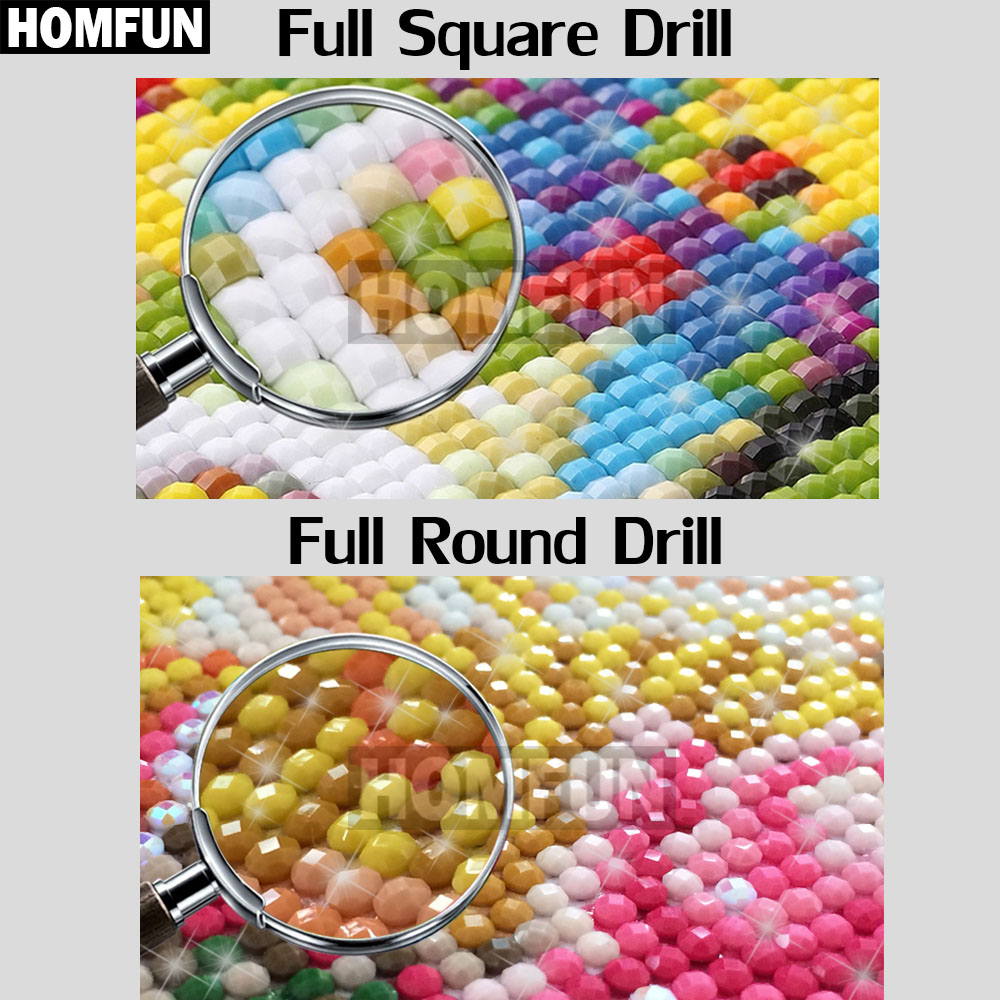 HOMFUN Voller Diamanten Sticke – Embroidery Roll Pattern Bewertung und Preis