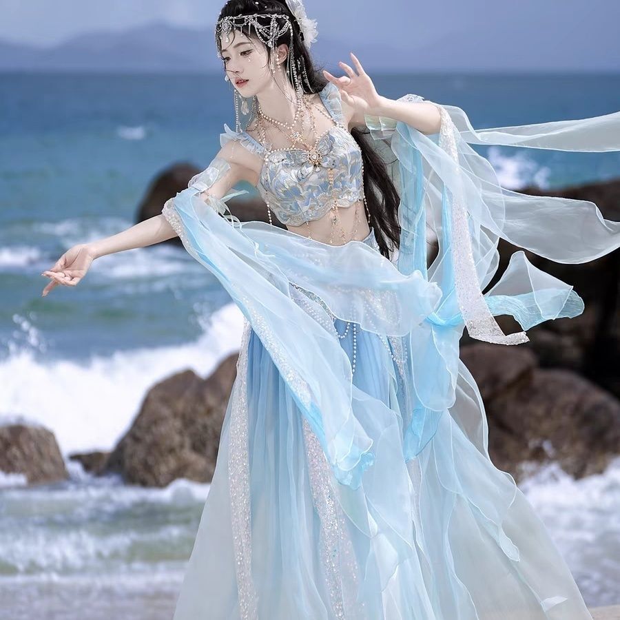 Modifiziertes Hanfu-Kleid im e – Embroidery Style Bewertung und Preis